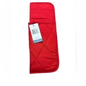 Vera Bradley Ultralight Curling and Flat Iron Cover in Goji Berry Red